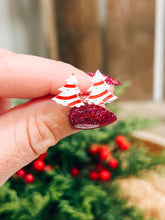 Load image into Gallery viewer, Christmas Cake Studs