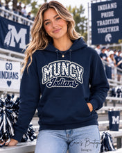 Load image into Gallery viewer, Muncy Indians Faux Stitch