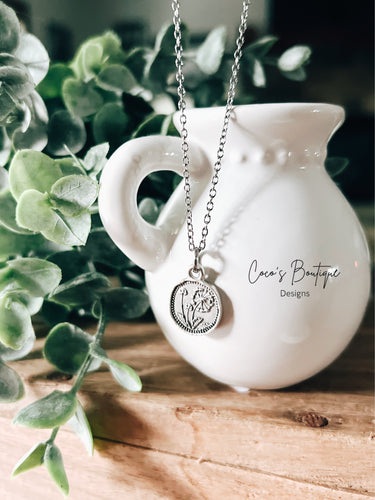 Dandelion Necklace