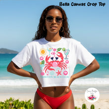 Load image into Gallery viewer, Bella Canvas CROP TOP: Ambition Beach Club