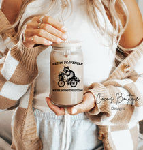 Load image into Gallery viewer, Glass Tumbler: Get in Scavenger We’re Going Thrifting