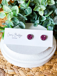 Druzy Studs