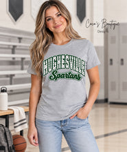 Load image into Gallery viewer, Hughesville Spartans Faux Stich