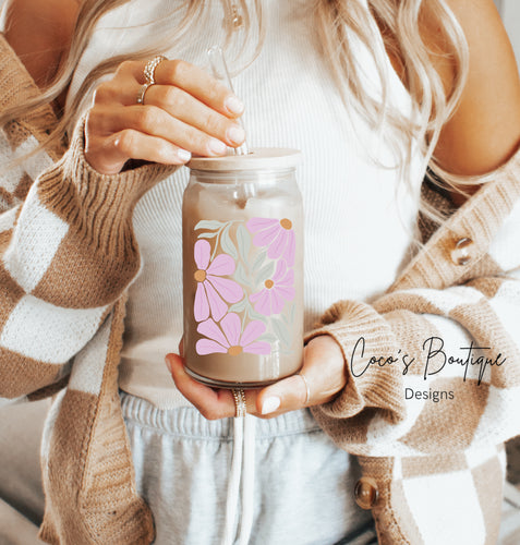 Glass Tumbler: Violet Days