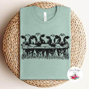 Row of Cows