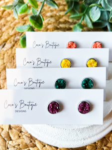 Druzy Studs