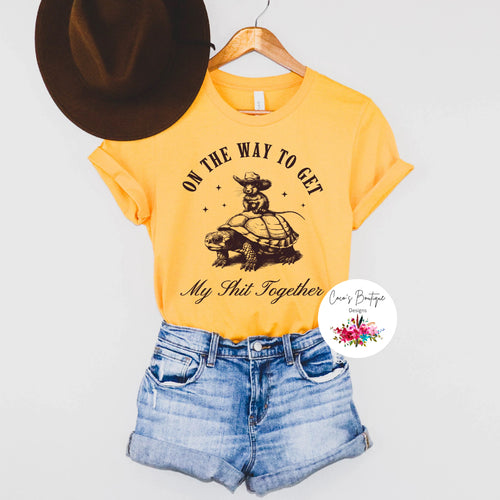 On The Way To Get My Shit Together: Brown Ink