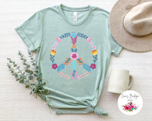 Load image into Gallery viewer, Floral Peace Sign