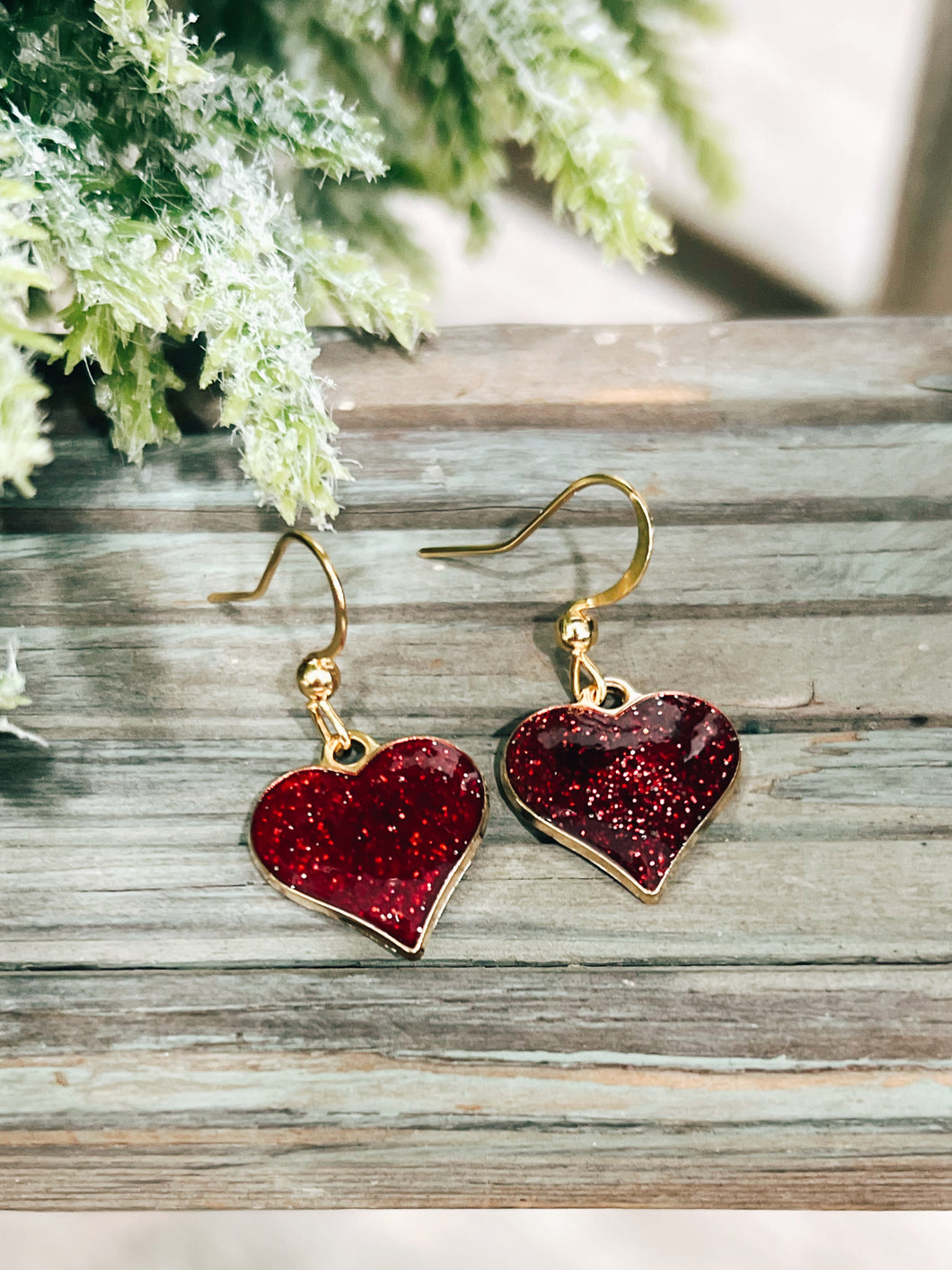 Blush Heart Earrings
