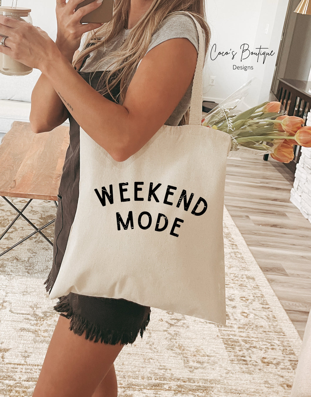 Canvas Tote: Weekend Mode