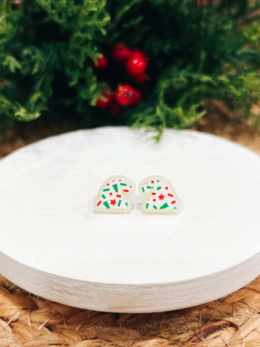 Cutout Santa Hat Cookie