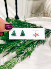 Load image into Gallery viewer, Mini Spruce Tree Earrings