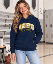 Load image into Gallery viewer, Montoursville Warriors Faux Stitch