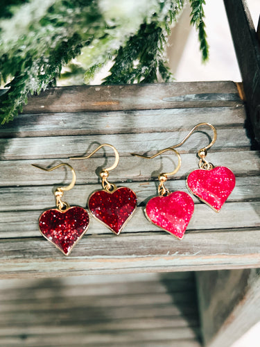 Blush Heart Earrings