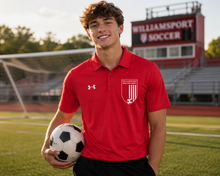 Load image into Gallery viewer, Under Armor Polo: Soccer Crest