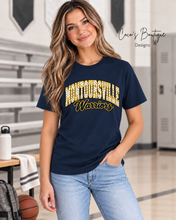 Load image into Gallery viewer, Montoursville Warriors Faux Stitch