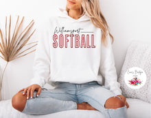 Load image into Gallery viewer, White Williamsport Softball