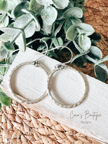 Hammered Hoops
