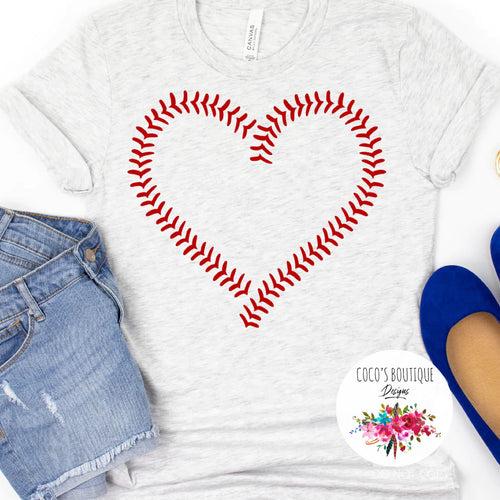 Baseball Heart Stitch