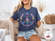 Load image into Gallery viewer, Floral Peace Sign